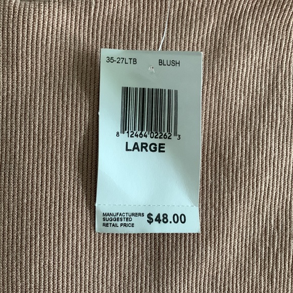 Blush Sleeveless High Neck Crop Top - Picture 3 of 5